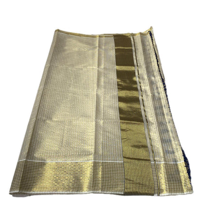 Barani Golden Glow Saree 🌼Blue
