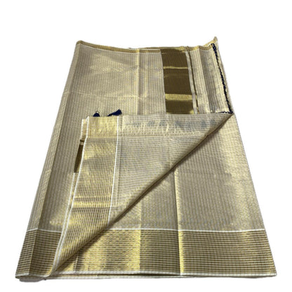 Barani Golden Glow Saree 🌼Blue