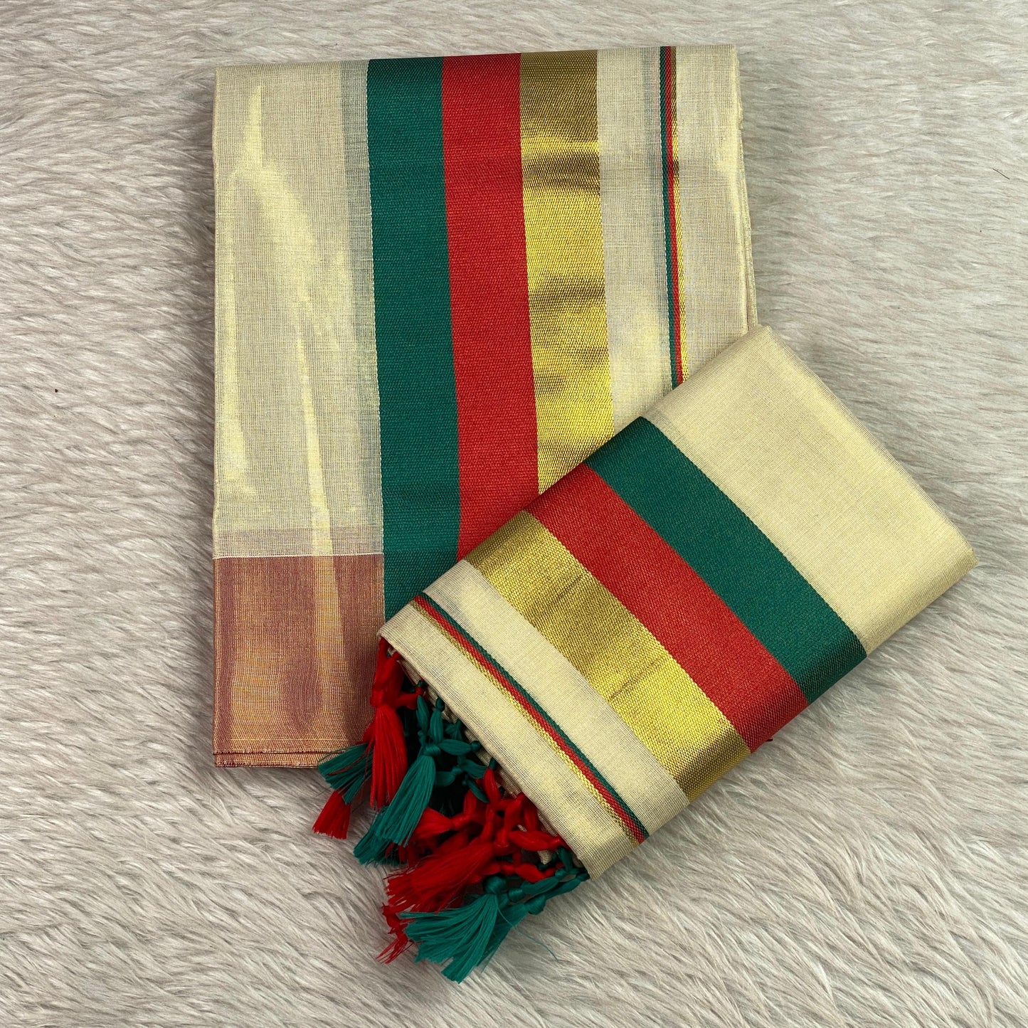Kadali Heritage Premium Tissue Kasavu