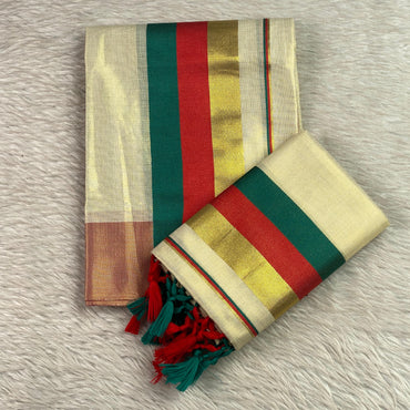 Kadali Heritage Premium Tissue Kasavu