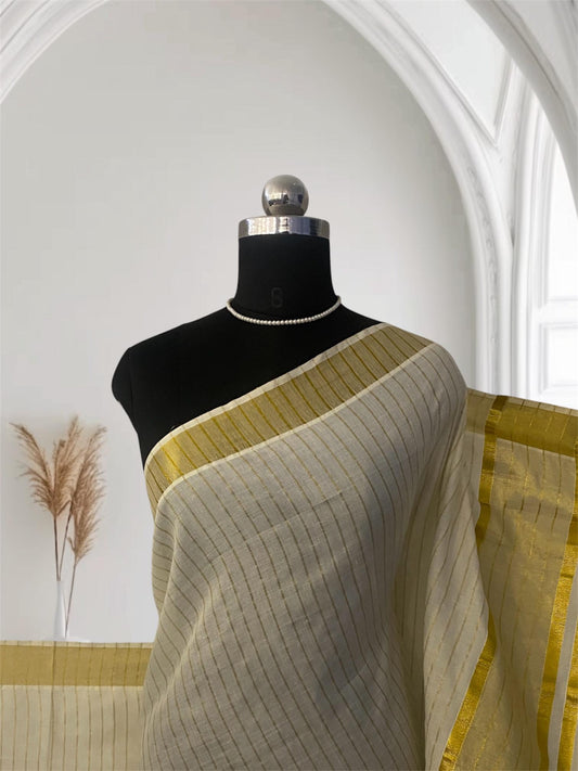 Atham Festive Elegance Kerala Set Saree