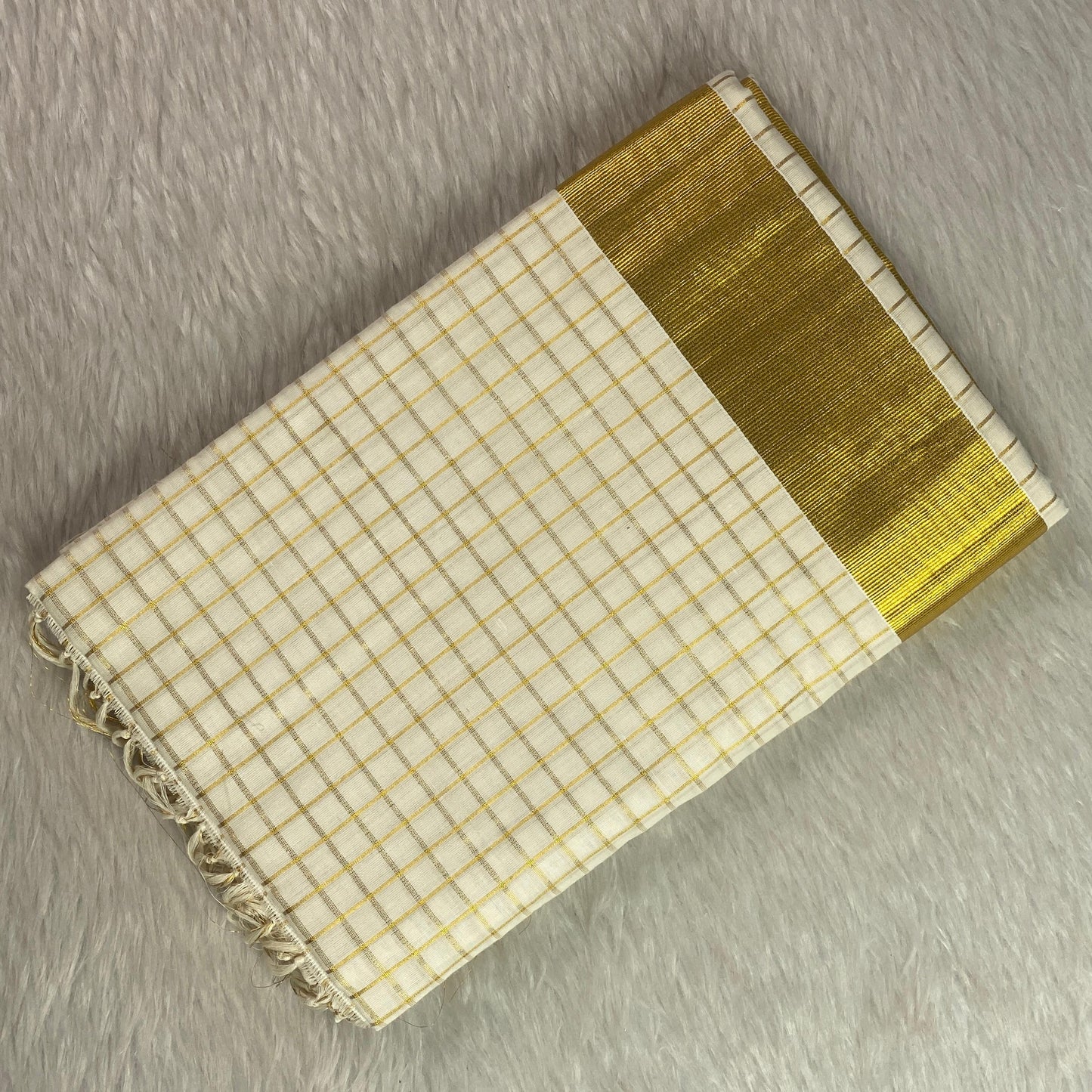 Thumba Blossom Checks Kerala Saree