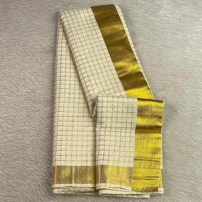 Thumba Blossom Checks Kerala Saree
