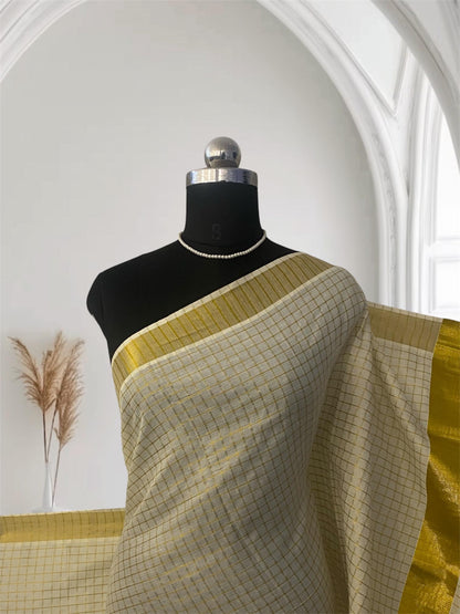 Thumba Blossom Checks Kerala Saree