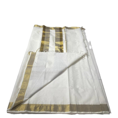 Vishakham Golden Aura Cotton Set Saree