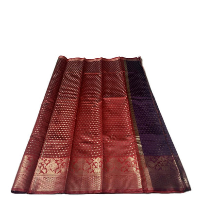 Priya Banarasi Butti Silk Saree Purple