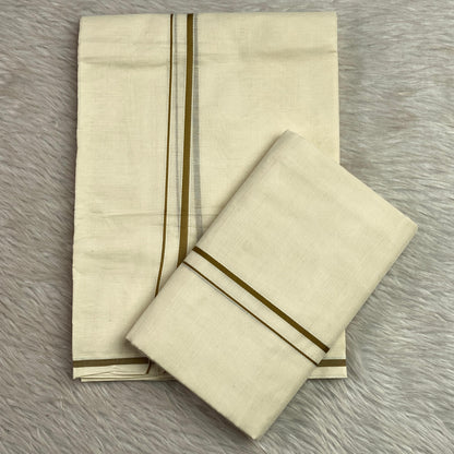 Puliyilakkara Set Mund Olive Green Kara