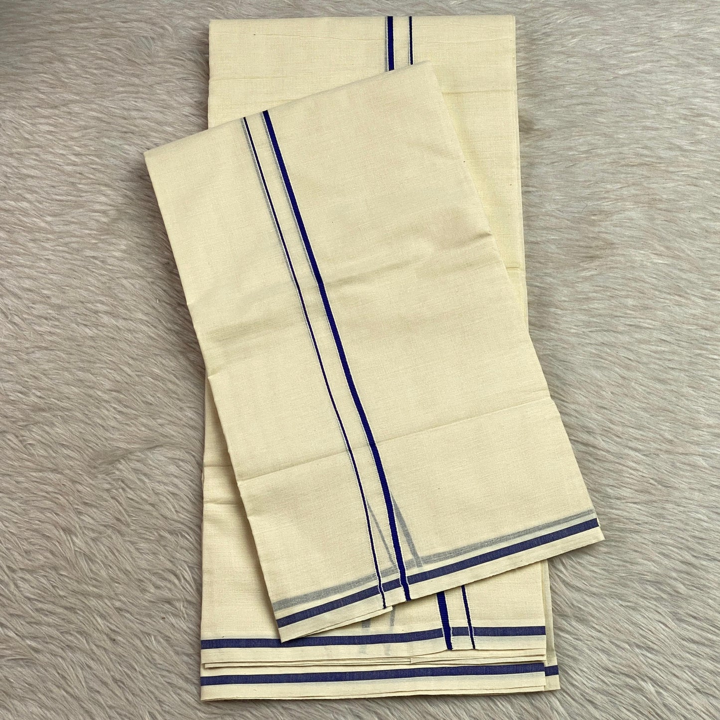Puliyilakkara Set Mund Blue Kara