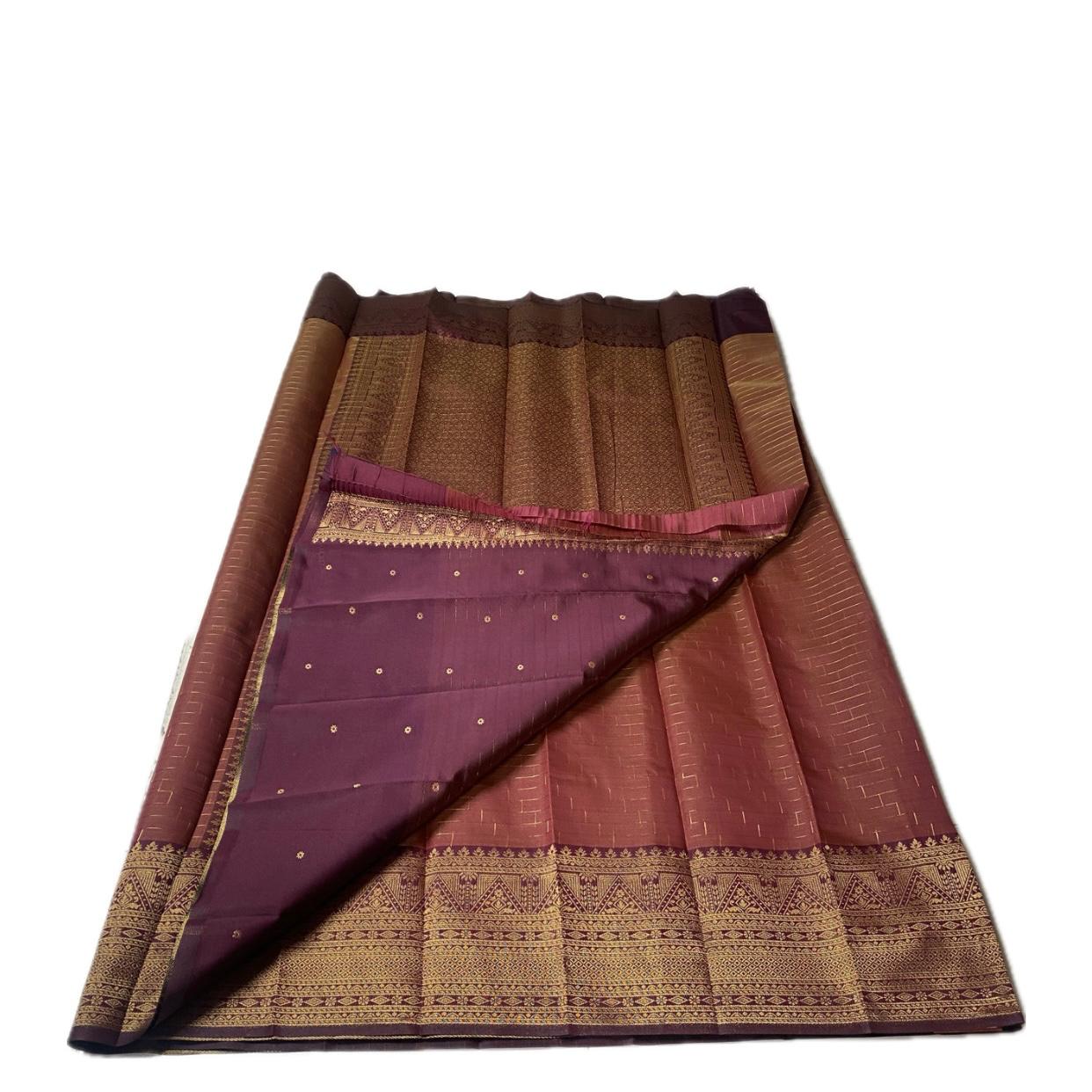 Nayna Brown Silk Saree