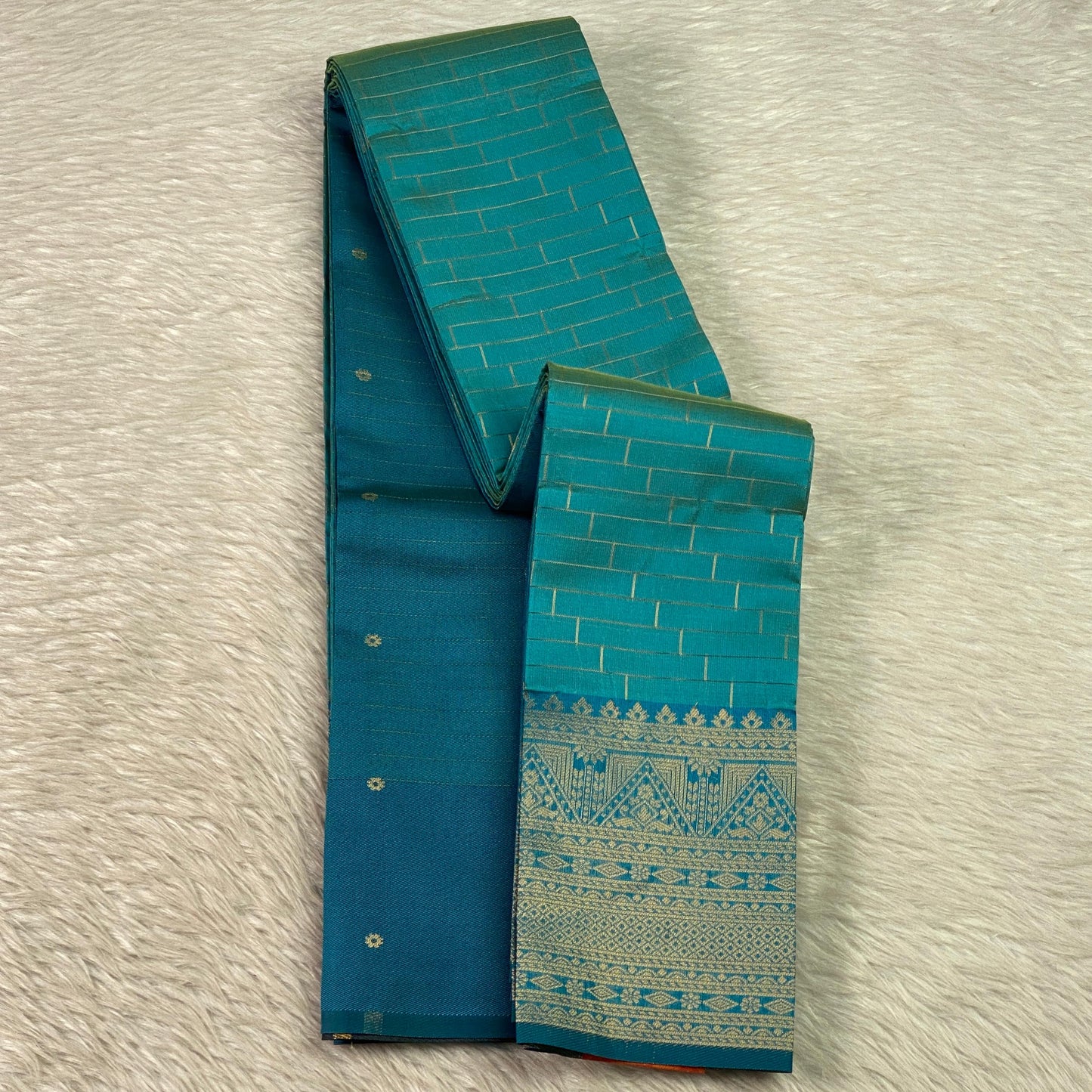 Nayna Blue Silk Saree