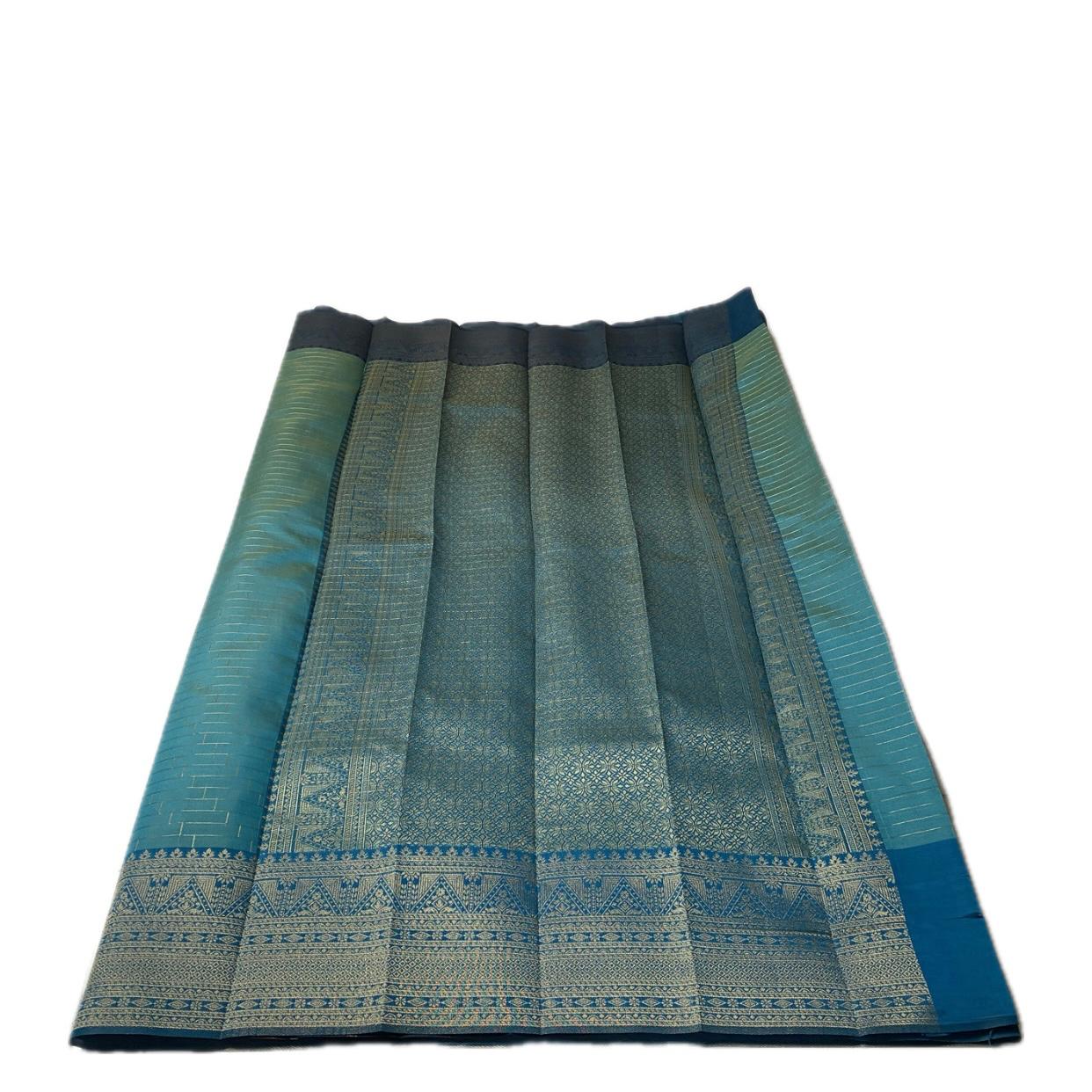 Nayna Blue Silk Saree