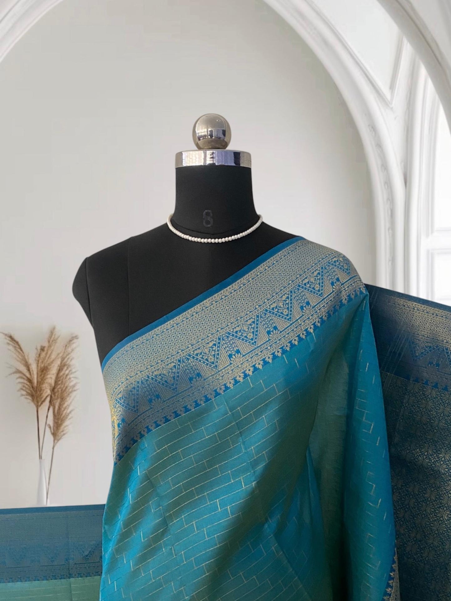 Nayna Blue Silk Saree