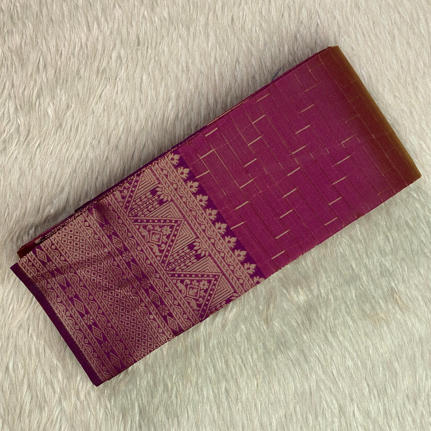 Nayna Purple Silk Saree