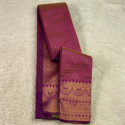 Nayna Purple Silk Saree