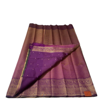 Nayna Purple Silk Saree