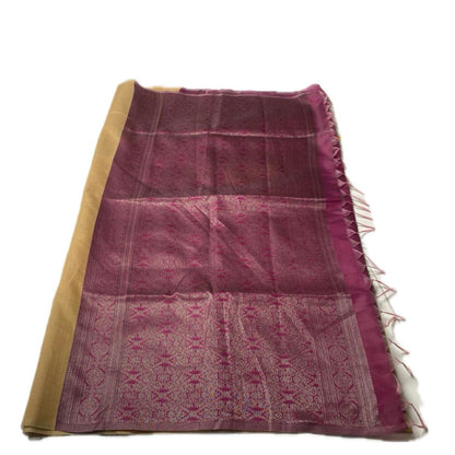Shanmathi Floral Saree Yellow