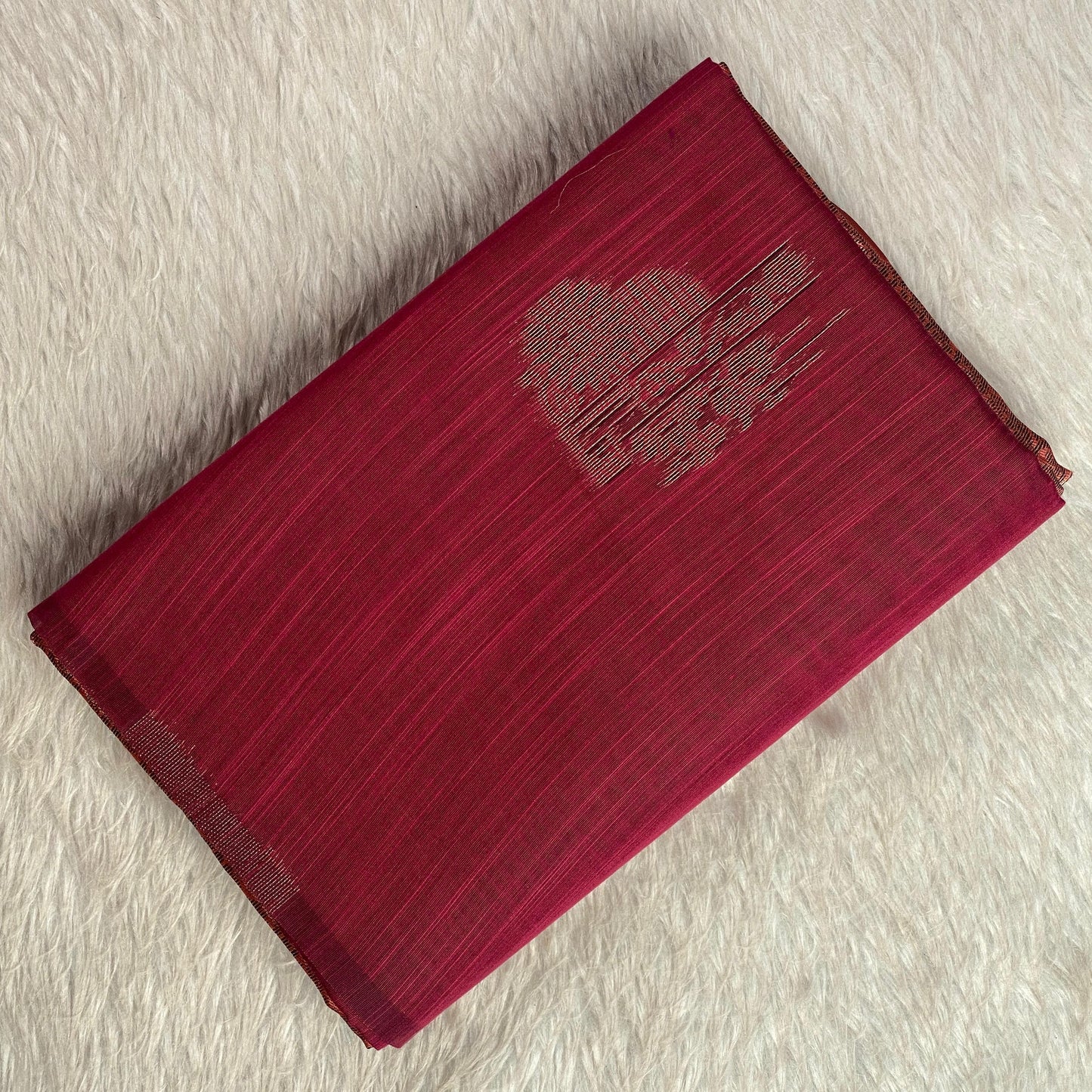Shanmathi Floral Saree Red