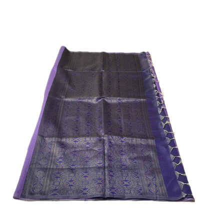 Shanmathi Floral Saree Violet