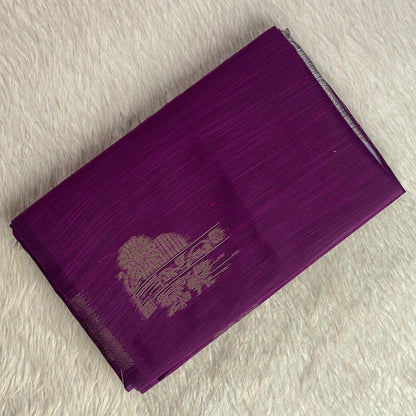 Shanmathi Floral Saree Purple