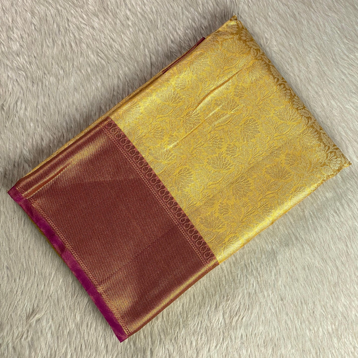 Jyothika Golden with Purple Border Classic Wedding Collection