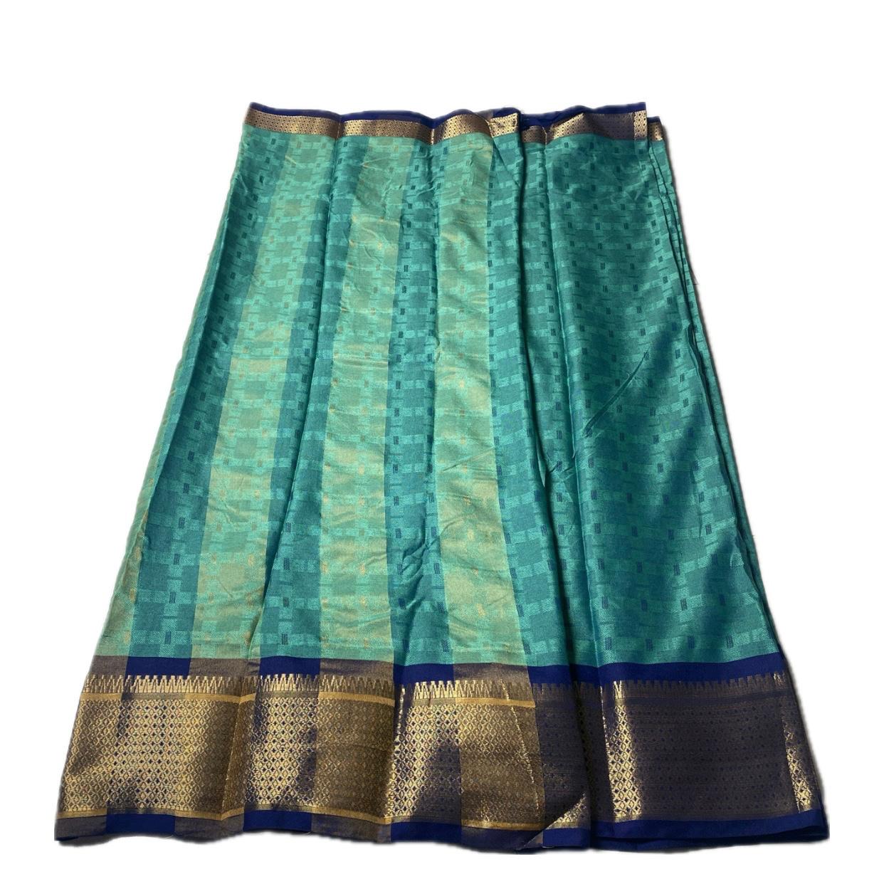 Veena Green Cotton Saree