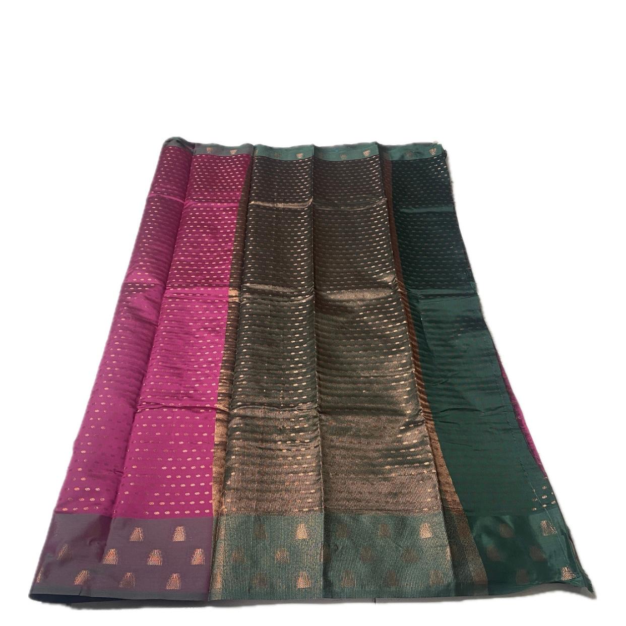 Diya Silk Saree with butta work Pink