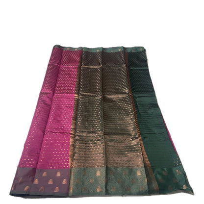 Diya Silk Saree with butta work Pink