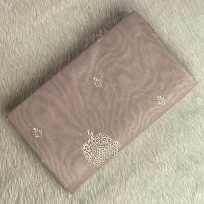 Marie Vintage Beige Floral Motif Saree