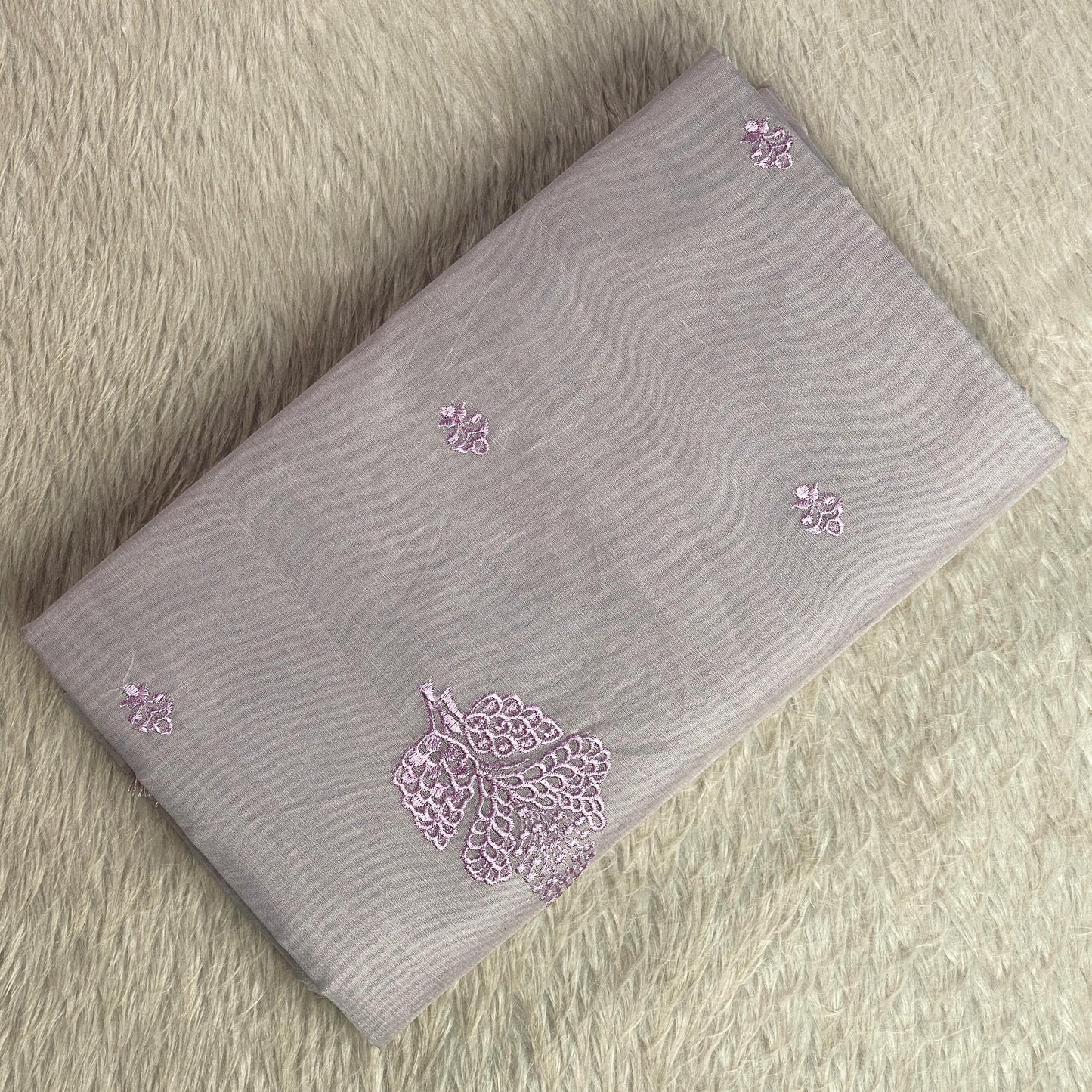 Marie Vintage Violet Floral Motif Saree