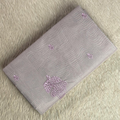 Marie Vintage Violet Floral Motif Saree