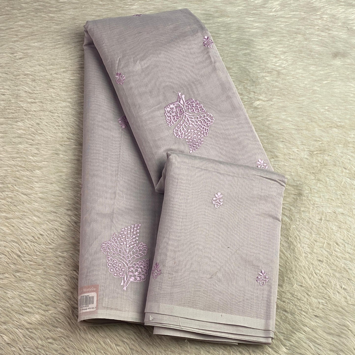 Marie Vintage Violet Floral Motif Saree