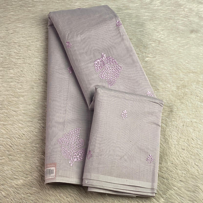 Marie Vintage Violet Floral Motif Saree