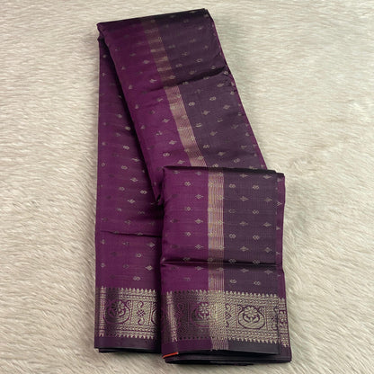 Chandana Soft Silk Saree in Violet