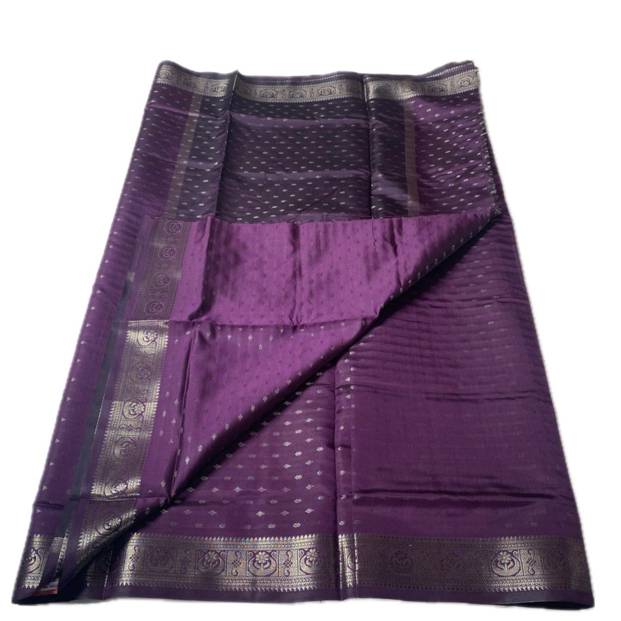 Chandana Soft Silk Saree in Violet
