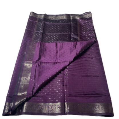 Chandana Soft Silk Saree in Violet