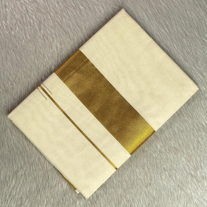 Thulasi Cotton Kerala Kasavu Saree