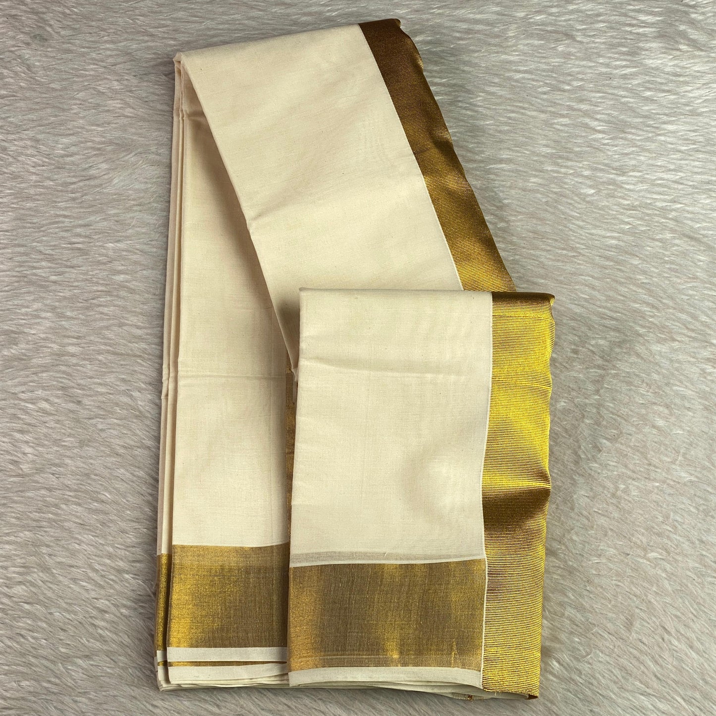 Thulasi Cotton Kerala Kasavu Saree