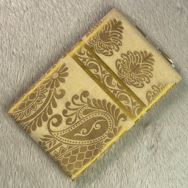 Rich Golden Brocade Kerala Saree
