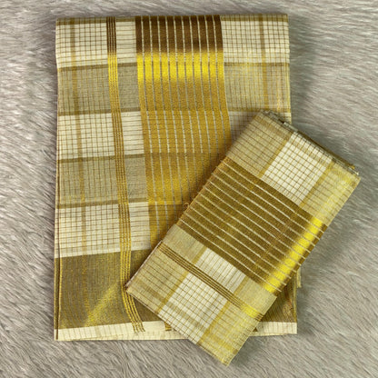 Tissue Checks Premium Set Mundu