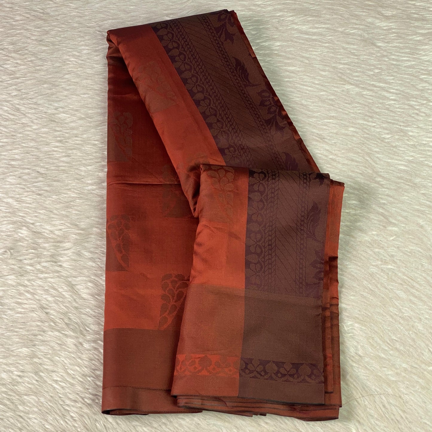 Theertha Soft Silk Saree in Brown (Dress Code)