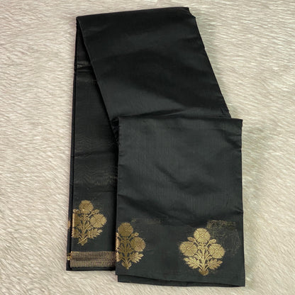 Ridhika Chanderi Silk Saree Black