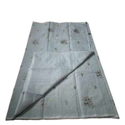 Chaithra Pastel Blue Chanderi Silk Floral Saree