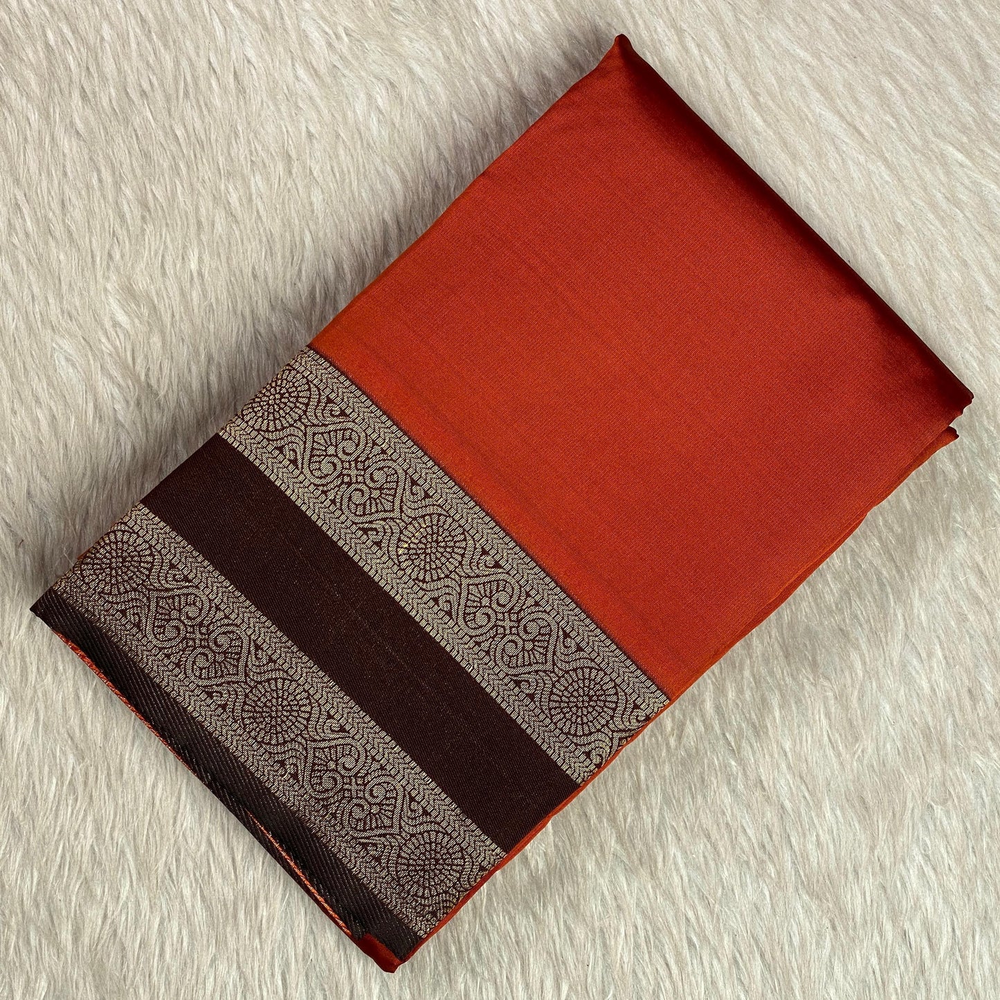 Khushi Soft Silk Saree with Butta work & Double Zari Border