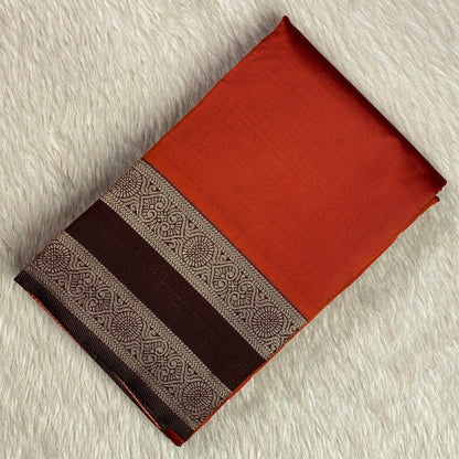 Khushi Soft Silk Saree with Butta work & Double Zari Border