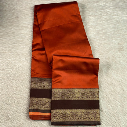 Khushi Soft Silk Saree with Butta work & Double Zari Border