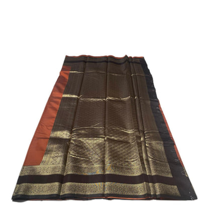Khushi Soft Silk Saree with Butta work & Double Zari Border