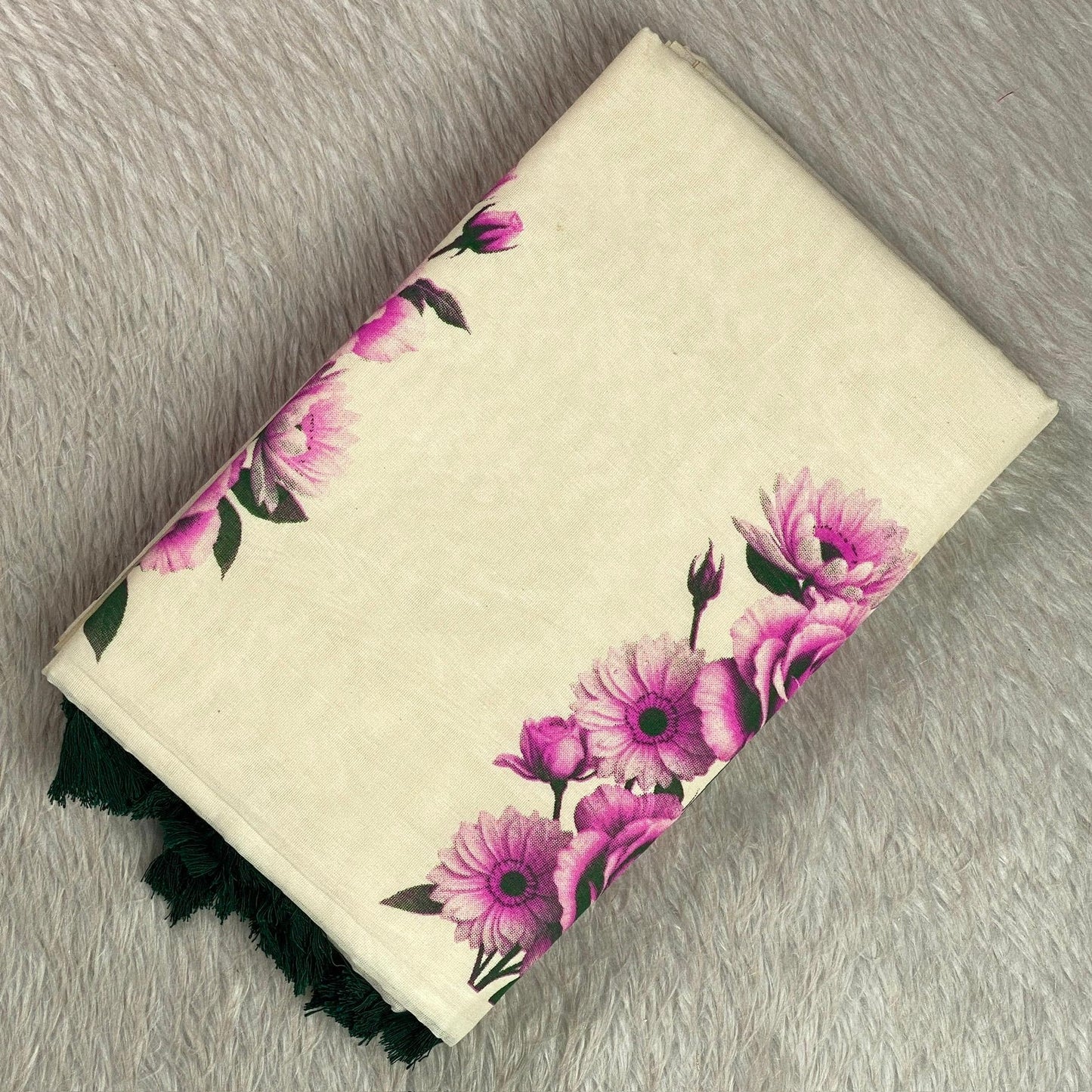 Nirmalyam Cotton Floral saree