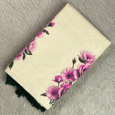 Nirmalyam Cotton Floral saree