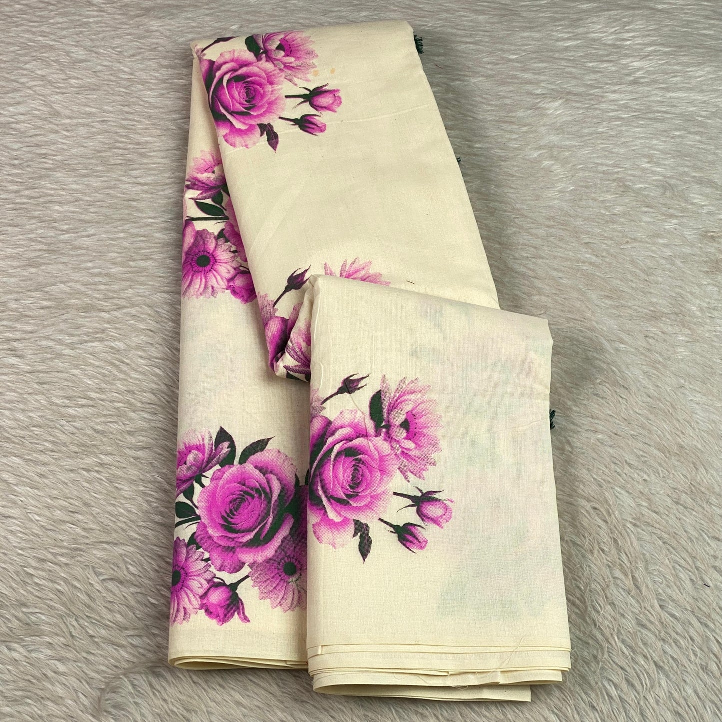 Nirmalyam Cotton Floral saree