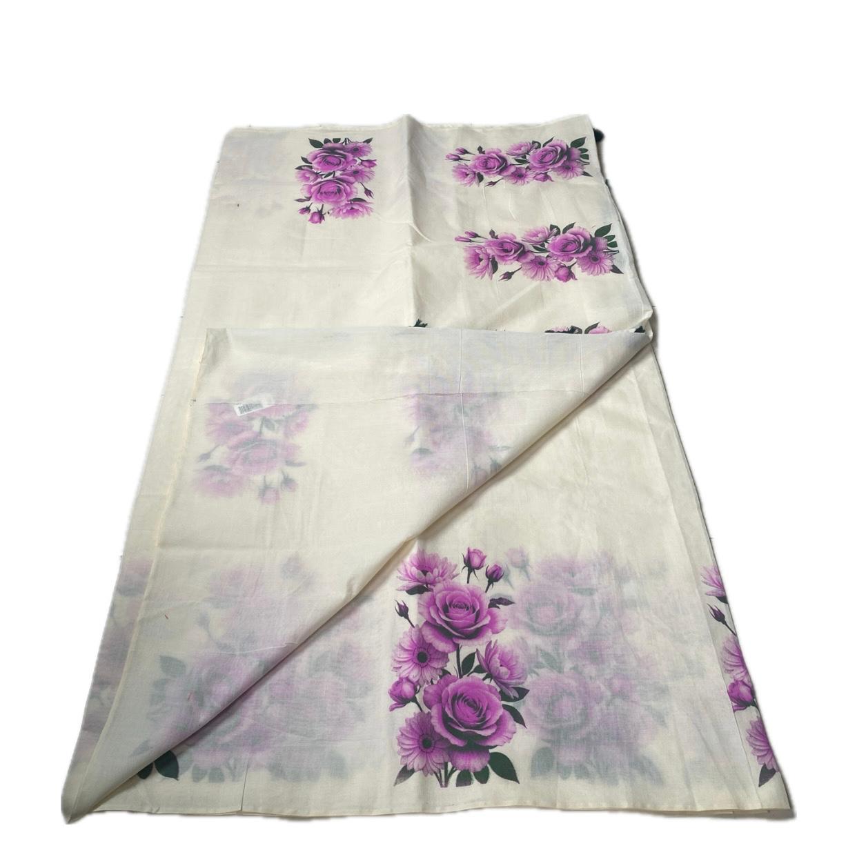 Nirmalyam Cotton Floral saree